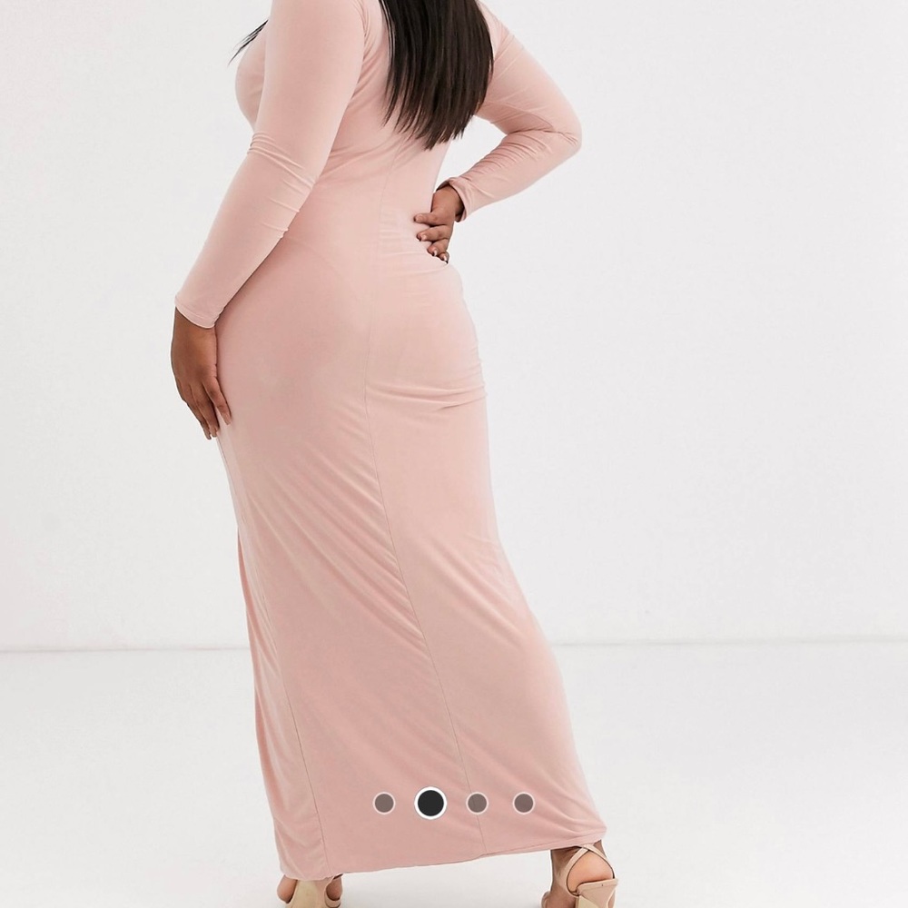 ASOS High neck Long sleeve maxi dress - Picture 2 of 11